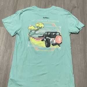 Blue Lily Grace Jeep T-Shirt